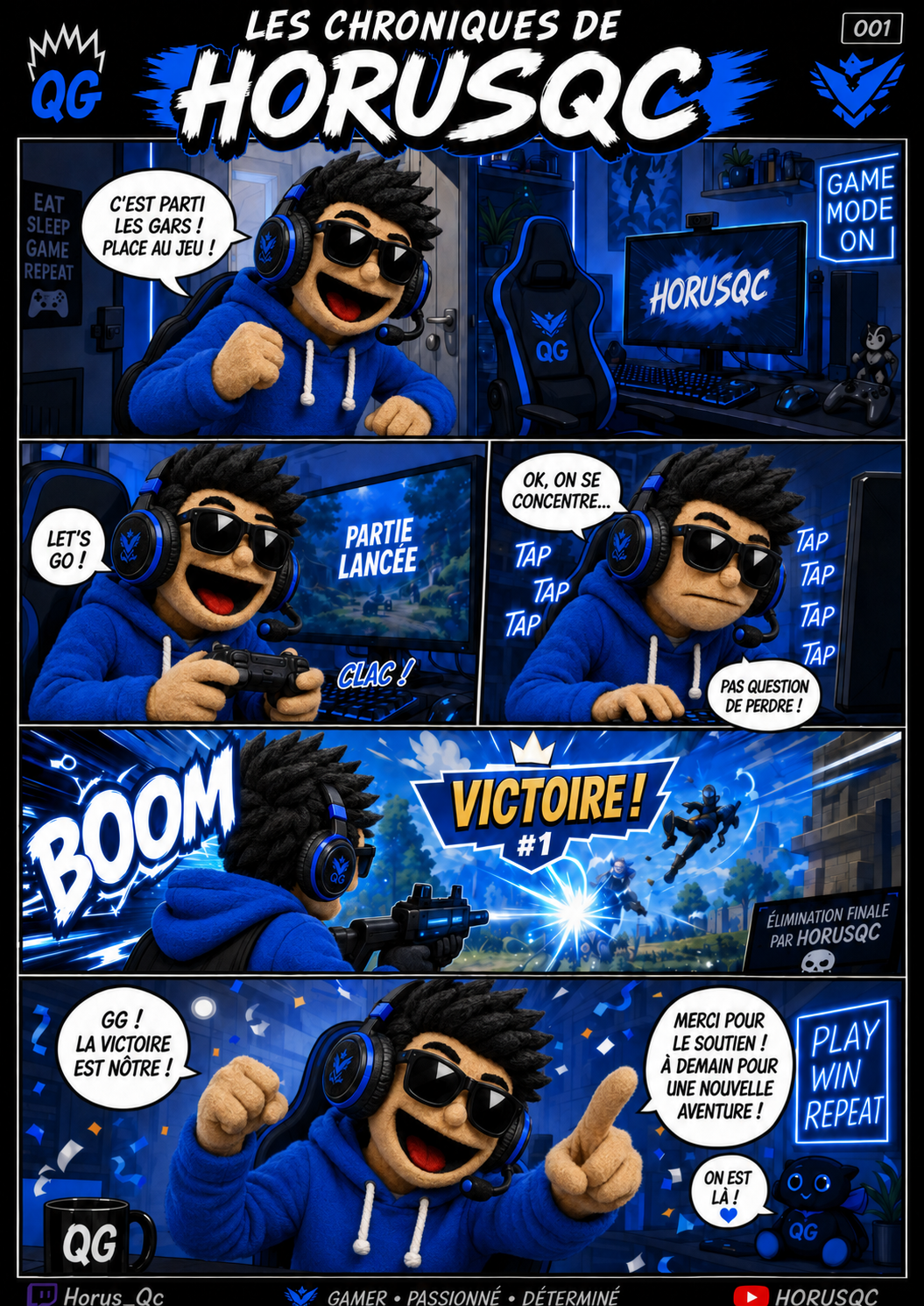 Couverture de la chronique 001 : Victoire en mode Gamer